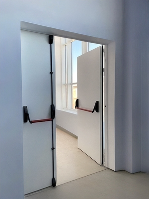 Двупольная огнеупорная дверь