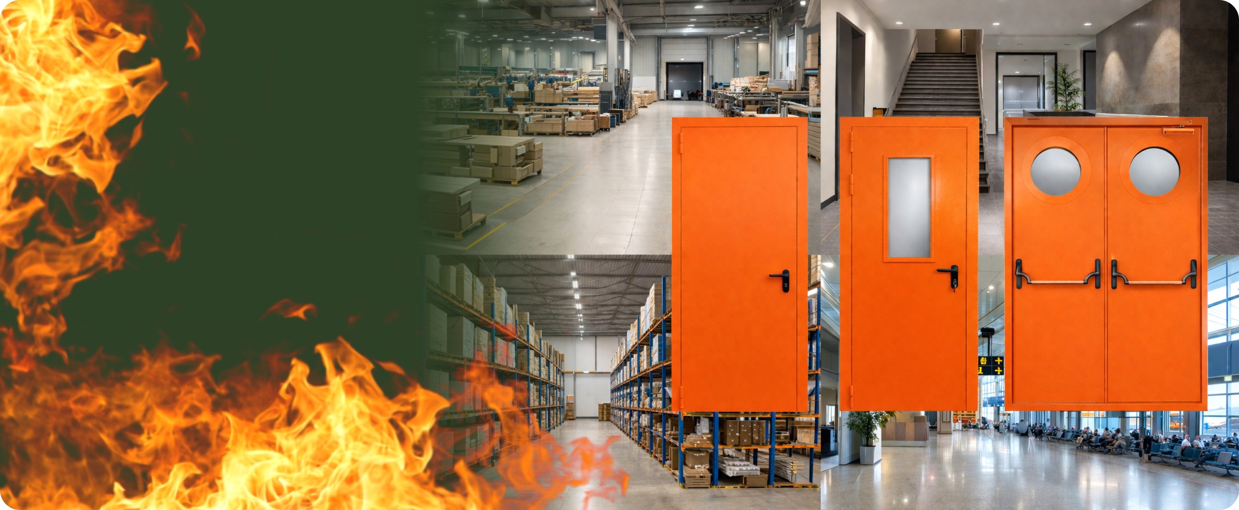 Стальные двери для промышленных зданий